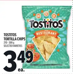 Metro TOSTITOS TORTILLA CHIPS offer