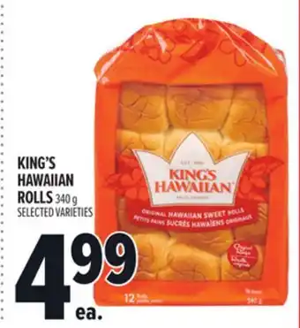 Metro KING'S HAWAIIAN ROLLS offer