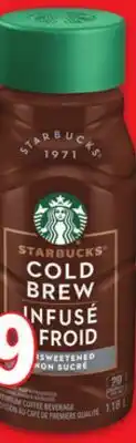 Metro STARBUCKS ICED COFFEE offer