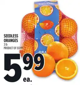Metro SEEDLESS ORANGES offer