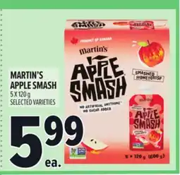 Metro MARTIN'S APPLE SMASH offer
