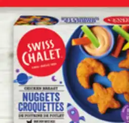 Metro SWISS CHALET BREADED CHICKEN BREAST STRIPS OR NUGGETS offer