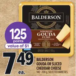 Metro BALDERSON GOUDA OR SLICED CHEDDAR CHEESE offer
