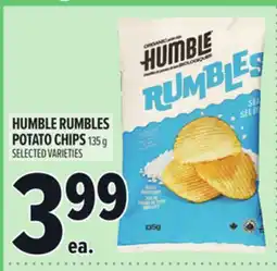 Metro HUMBLE RUMBLES POTATO CHIPS offer