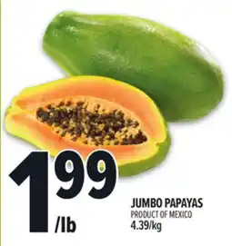 Metro JUMBO PAPAYAS offer