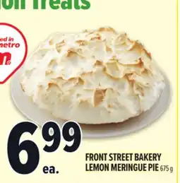 Metro FRONT STREET BAKERY LEMON MERINGUE PIE offer