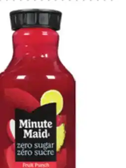 Metro MINUTE MAID ZERO SUGAR REFRIGERATED DRINKS offer