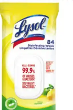 Metro LYSOL DISINFECTING WIPES offer