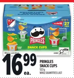 Metro PRINGLES SNACK CUPS offer