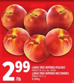 Metro LARGE TREE-RIPENED PEACHES offer