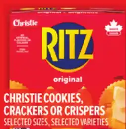 Metro CHRISTIE COOKIES, CRACKERS OR CRISPER offer
