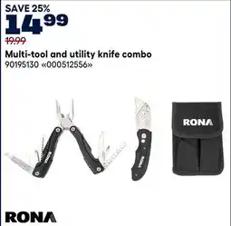 RONA Multi-tool and utility knife combo offer