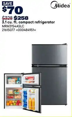 RONA MIDEA 3.1 cu. ft. compact refrigerator offer