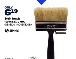 RONA Stain brush 100 mm x 30 mm offer