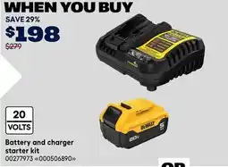 RONA DEWALT Battery and charger starter kit offer