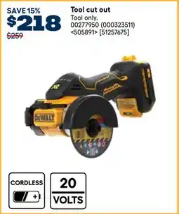 RONA Dewalt Tool cut out offer