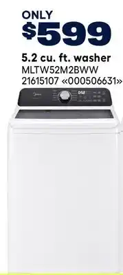 RONA Midea 5.2 cu. ft. washer offer