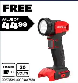 RONA CRAFTSMAN 20 V Red and Black LED Work Light offer
