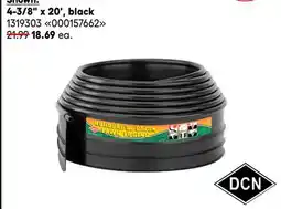 RONA DCN 4-3/8 x 20', black lawn edging offer
