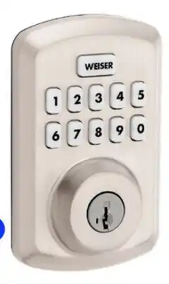 RONA WEISER Powerbolt Satin nickel locks offer