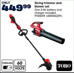 RONA TORO String trimmer and blower set offer