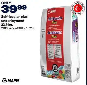 RONA MAPEI Self-leveler plus underlayment 22.7-kg offer
