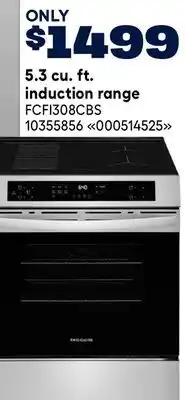 RONA Frigidaire 5.3 cu. ft. induction range offer