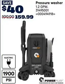 RONA POWERPLAY Pressure washer offer