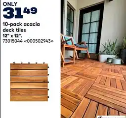 RONA 10-pack acacia deck tiles offer