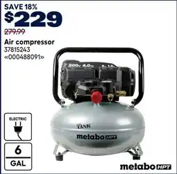 RONA Metabo HPT Air compressor offer