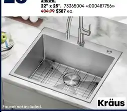 RONA All KRÄUS kitchen sinks offer
