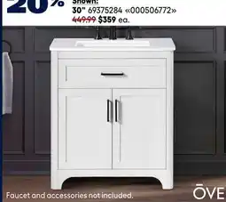 RONA OVE 30 vanities offer