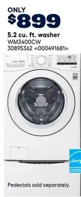 RONA LG 5.2 cu. ft. washer offer