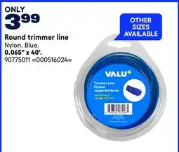RONA VALU+ 0.065 x 40' Round trimmer line offer
