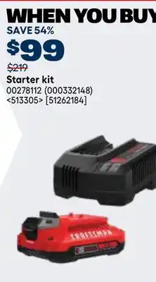 RONA Craftsman Starter kit offer