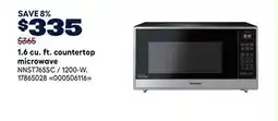 RONA Panasonic 1.6 cu. ft. countertop microwave offer