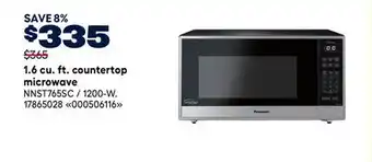 RONA Panasonic 1.6 cu. ft. countertop microwave offer