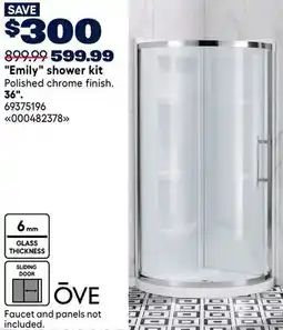 RONA OVE Emily shower kit 36 offer