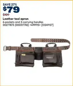 RONA Leather tool apron offer