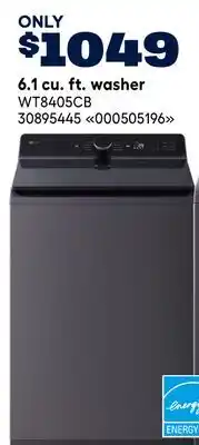 RONA LG 6.1 cu. ft. washer offer