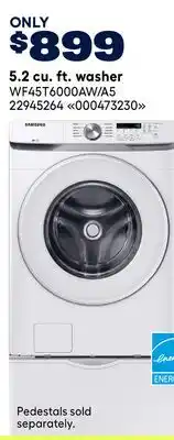 RONA SAMSUNG 5.2 cu. ft. washer offer