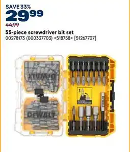 RONA DeWALT 55-piece screwdriver bit set offer
