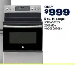 RONA GE 5 cu. ft. range offer