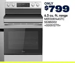 RONA Midea 6.3 cu. ft. range offer