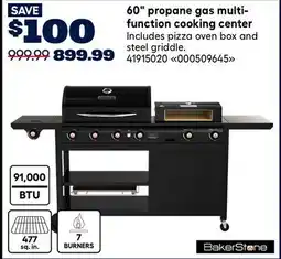 RONA BakerStone 60 propane gas multi- function cooking center offer