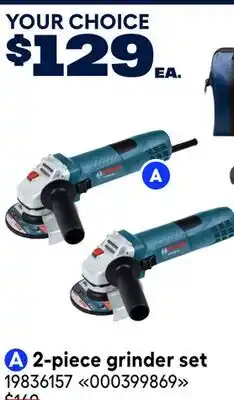 RONA Bosch 2-piece grinder set offer
