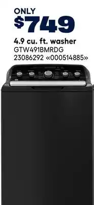 RONA GE 4.9 cu. ft. washer offer