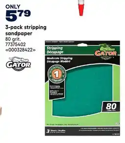 RONA Gator 3-pack stripping sandpaper offer