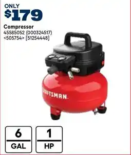 RONA CRAFTSMAN Compressor offer
