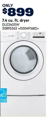 RONA 7.4 cu. ft. dryer offer